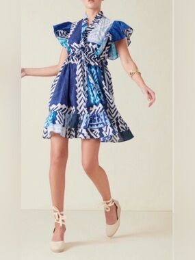 NEW Figue Denissa Cotton Mini Dress XS